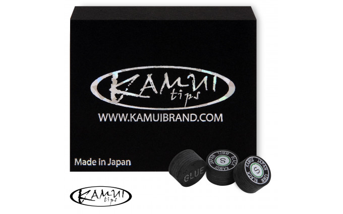 Наклейка для кия Kamui Black ø12мм Soft 1шт.