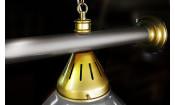 Лампа STARTBILLIARDS 4 пл., хром (плафоны хром,штанга хром,фурнитура хром,цепь 5,2 метра)