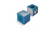 Инструмент для обработки наклейки кубик 5 в 1 синий