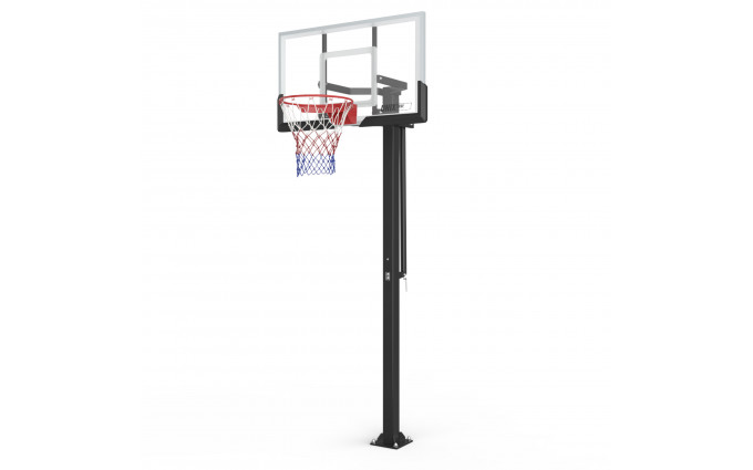 Баскетбольная стойка стационарная UNIX Line B-Stand-PC 54"x32" R45 H230-305 см