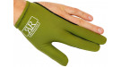 Бильярдная перчатка для кия Renzline Longoni из коллекции «младших» упрощенных моделей, зеленая